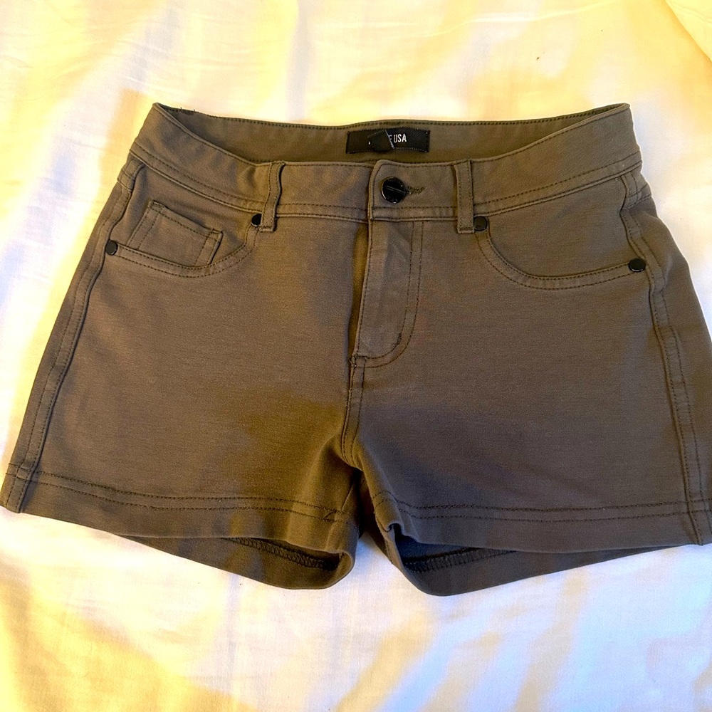 Active USA Women's olive green Shorts